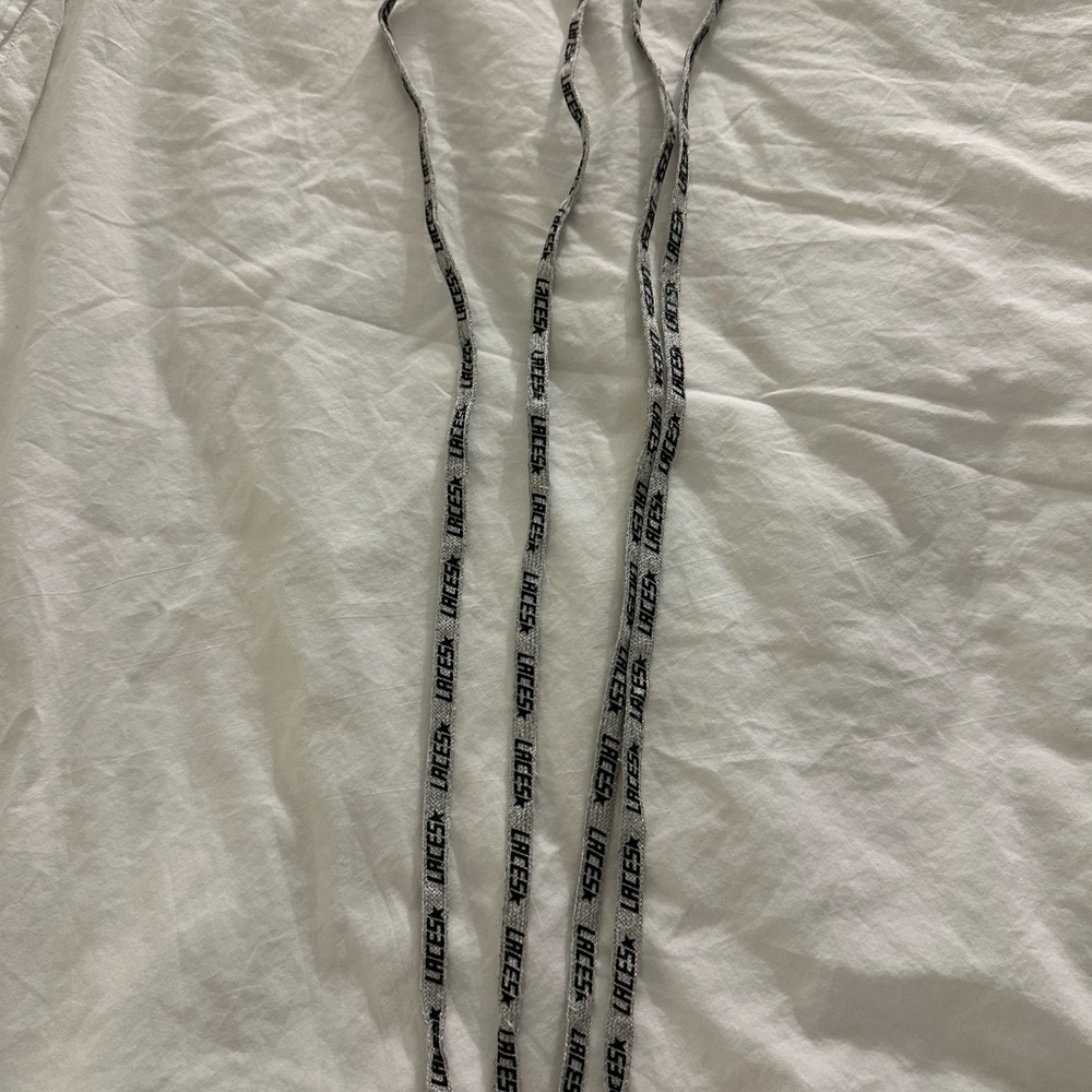 Golden Goose Black and silver Laces